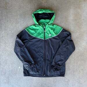Nike Windrunner Colorblock Windbreaker Early 00’s Jacket Green/Black Men's Large